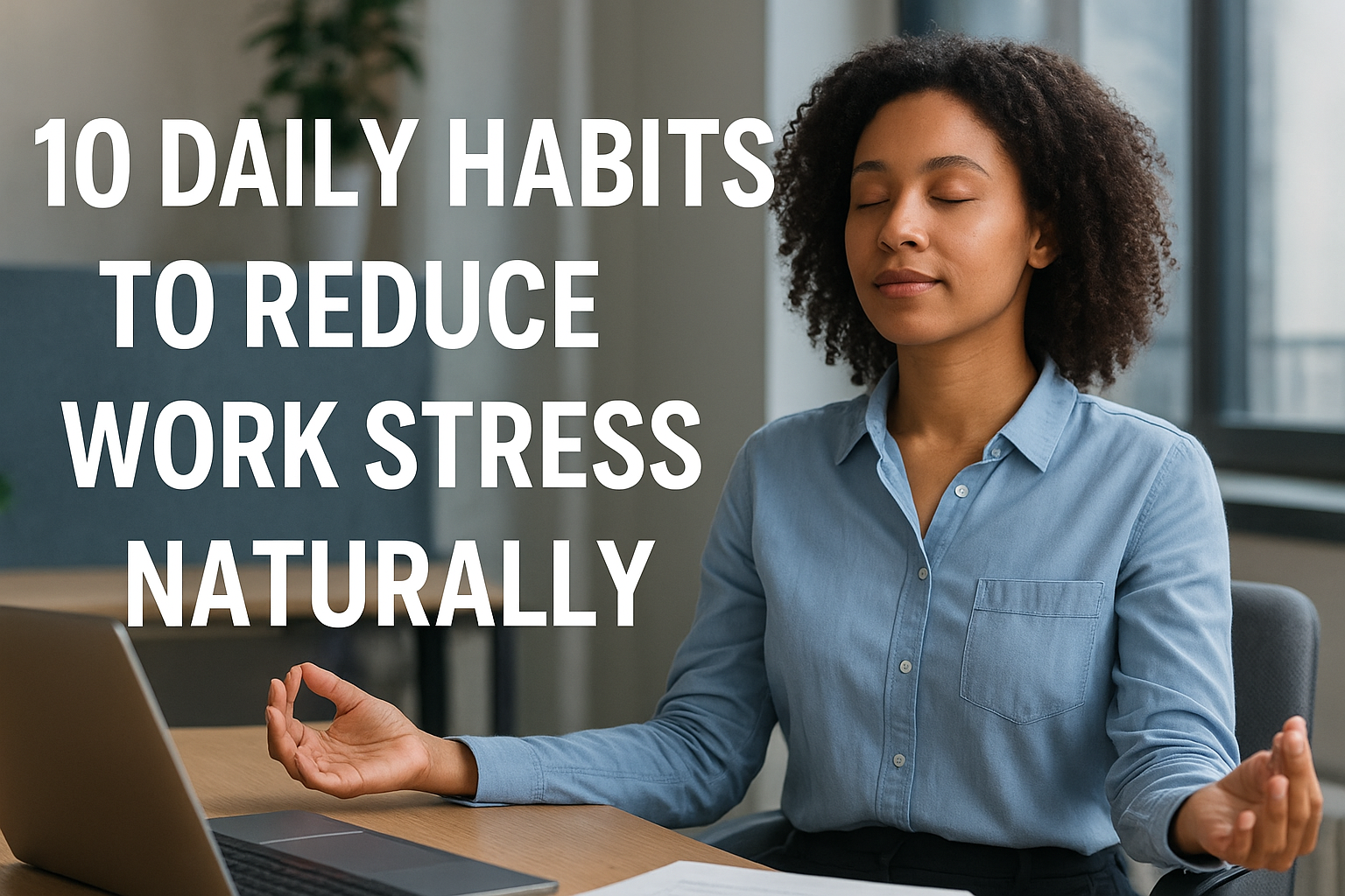 10 Daily Habits to Reduce Work Stress Naturally