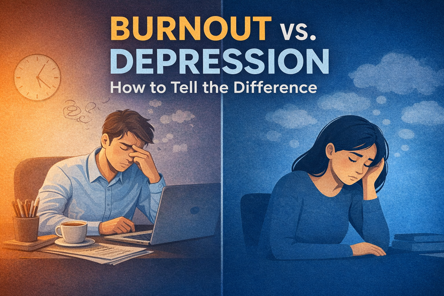 Burnout vs Depression: How to Tell the Difference