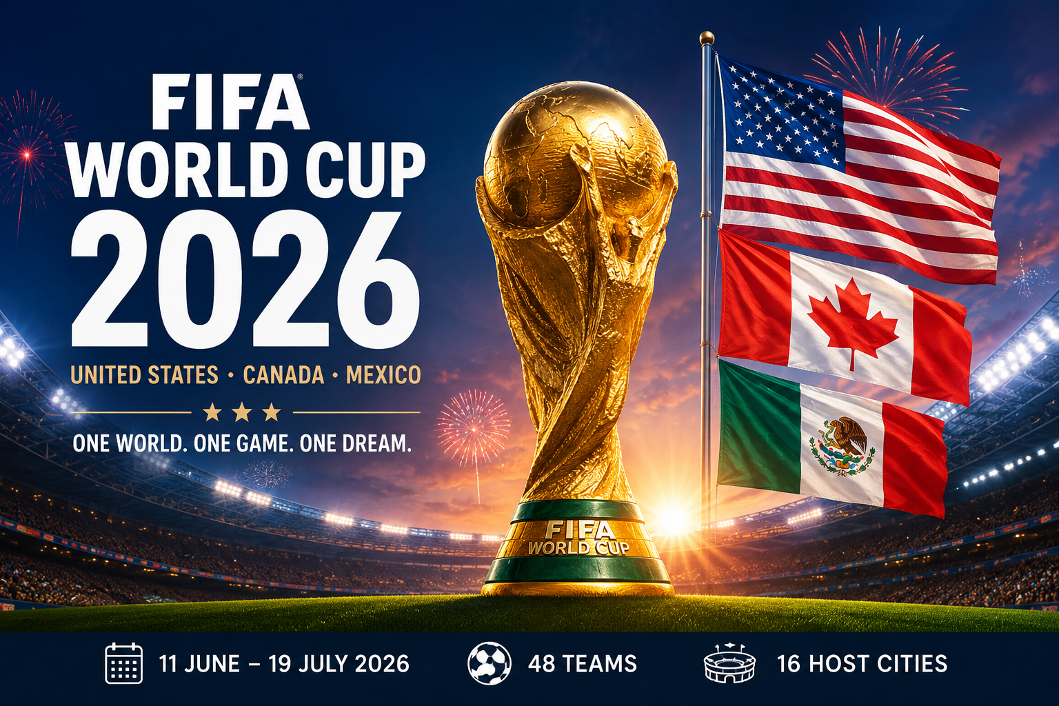 FIFA World Cup 2026: Fixtures, Groups, Teams, Host Countries, Schedule & Complete Guide